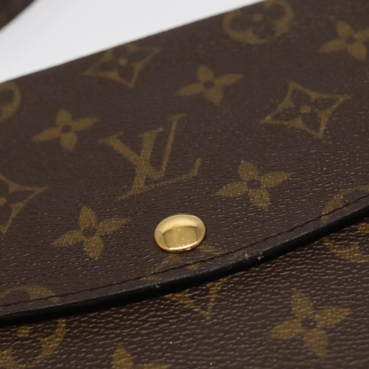 LOUIS VUITTON Monogram Double Rabat Shoulder Bag M51815 LV Auth 97231