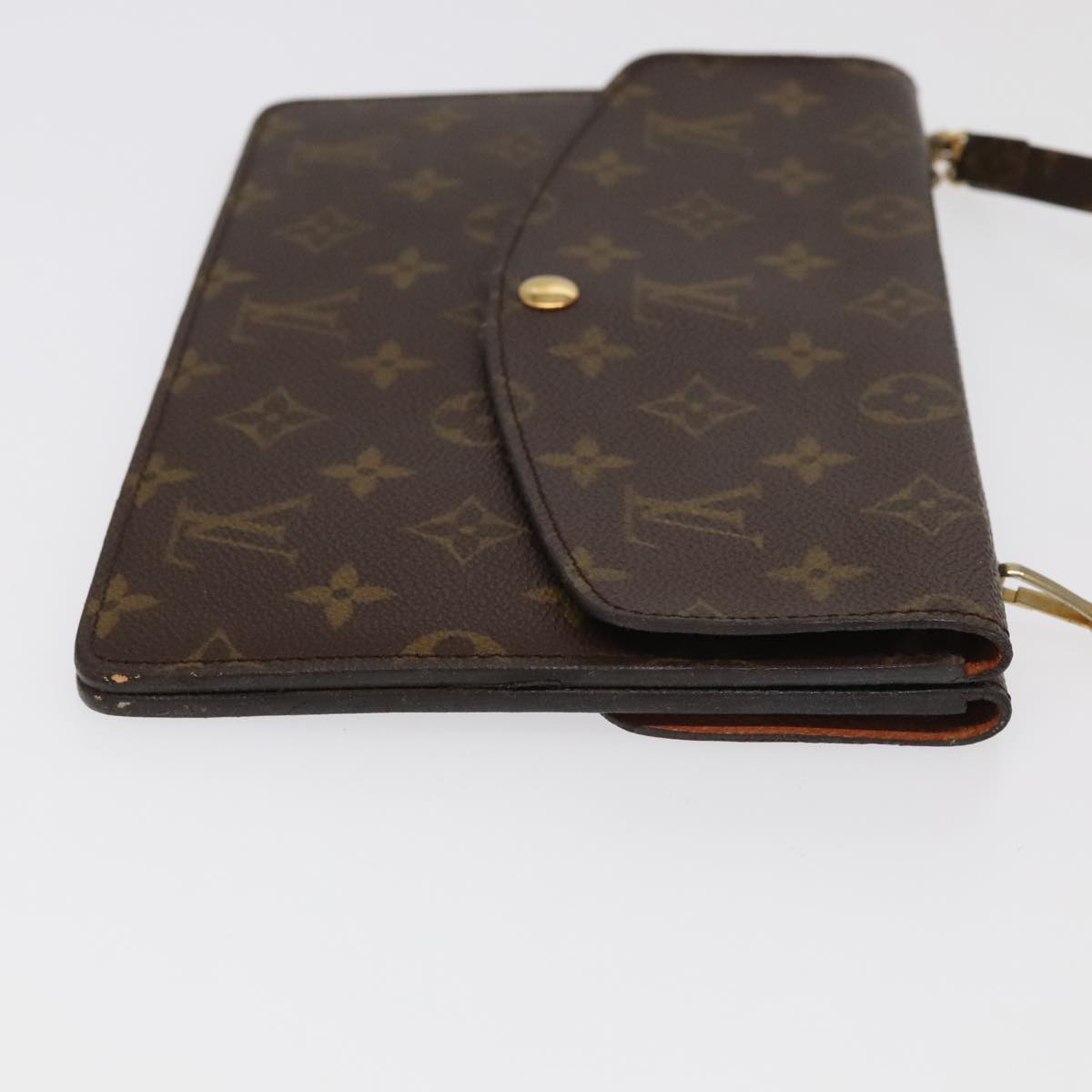 LOUIS VUITTON Monogram Double Rabat Shoulder Bag M51815 LV Auth 97231