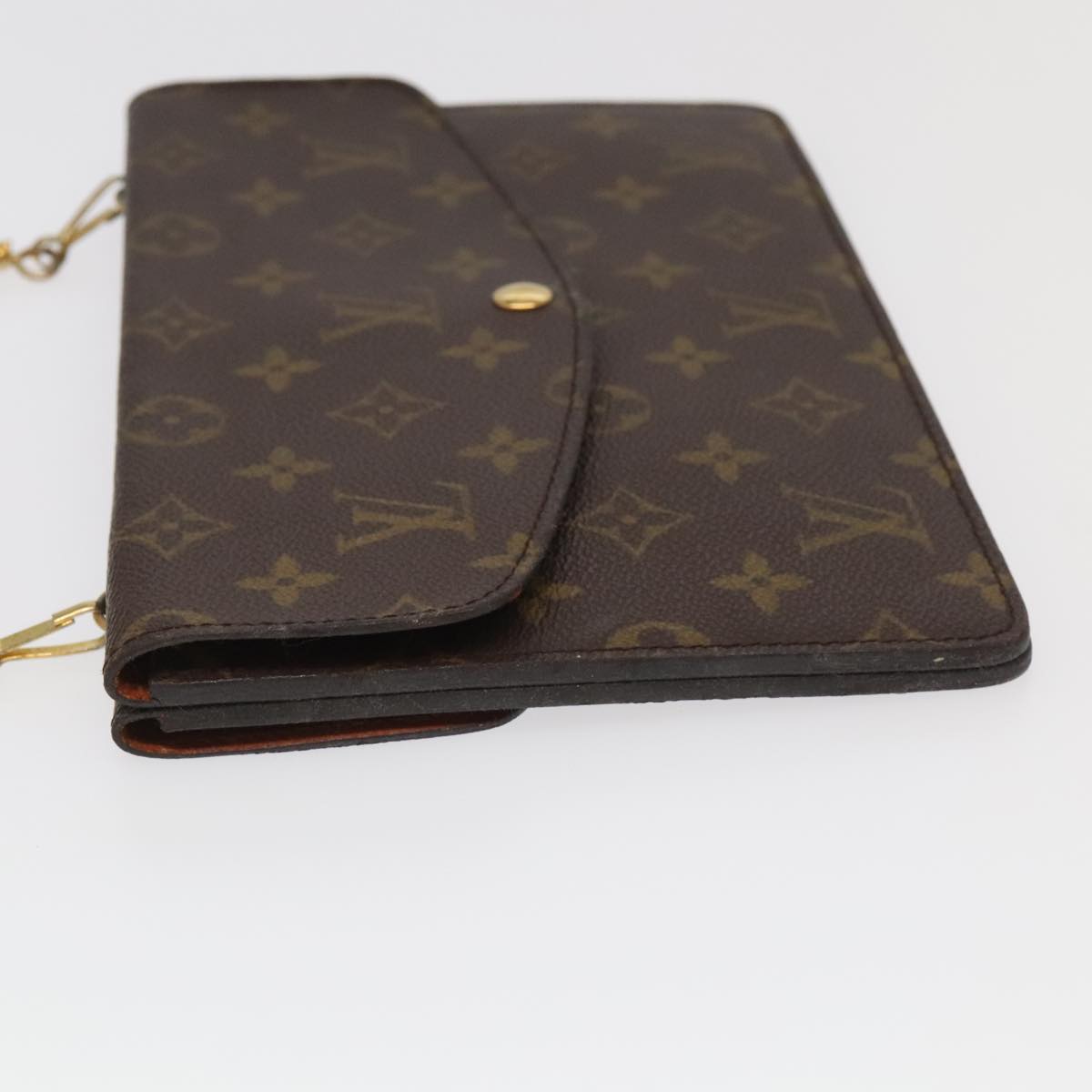 LOUIS VUITTON Monogram Double Rabat Shoulder Bag M51815 LV Auth 97231