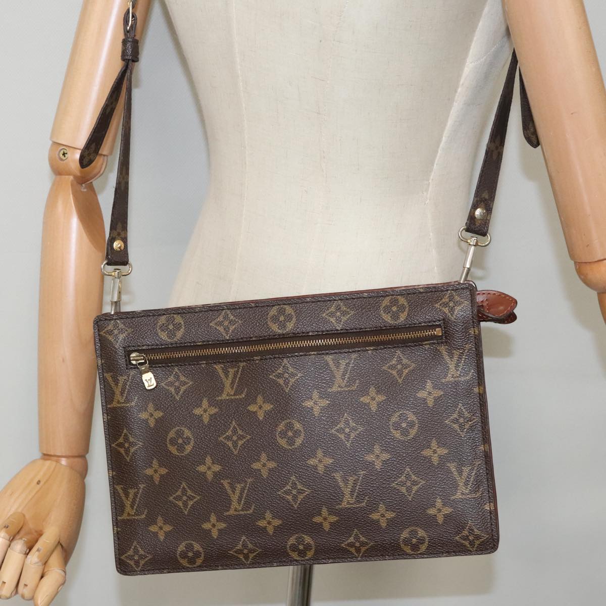 LOUIS VUITTON Monogram Angian Shoulder Bag M51205 LV Auth 97235