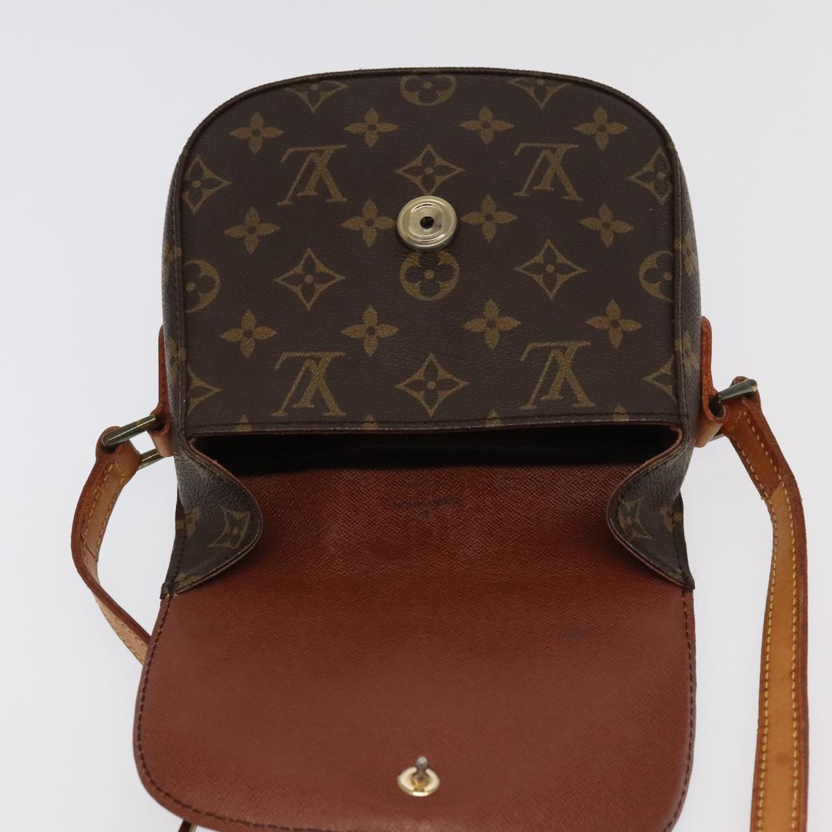 LOUIS VUITTON Monogram Saint Cloud PM Shoulder Bag M51244 LV Auth 97239