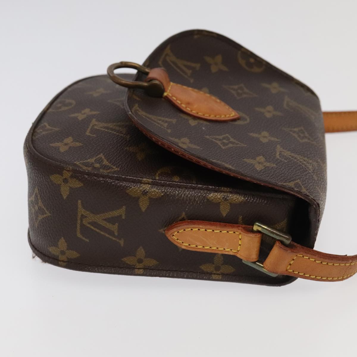 LOUIS VUITTON Monogram Saint Cloud PM Shoulder Bag M51244 LV Auth 97239