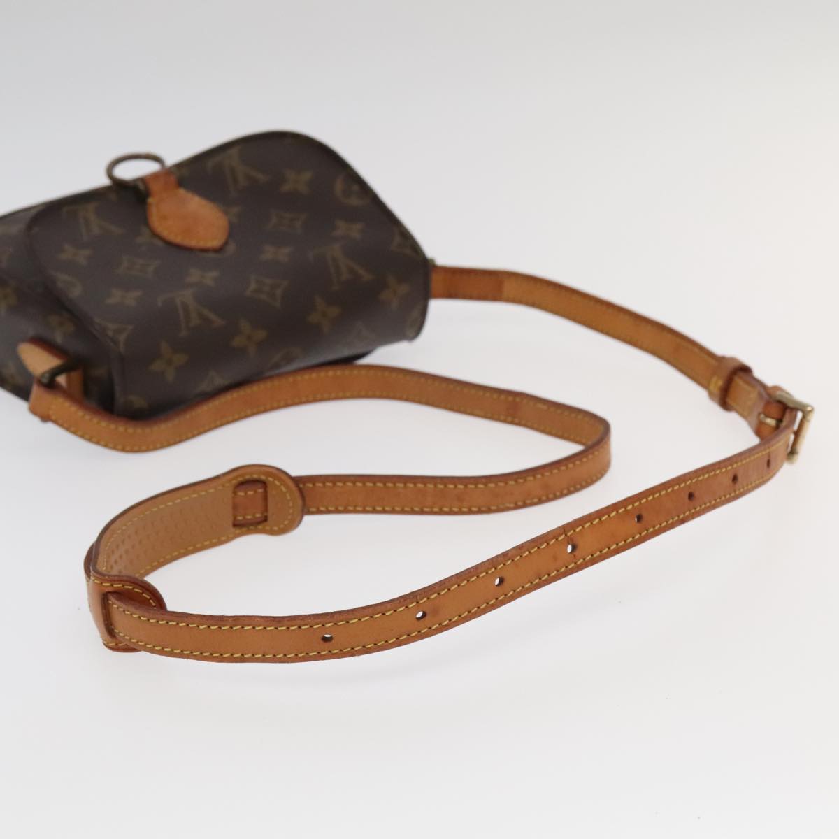 LOUIS VUITTON Monogram Saint Cloud PM Shoulder Bag M51244 LV Auth 97239