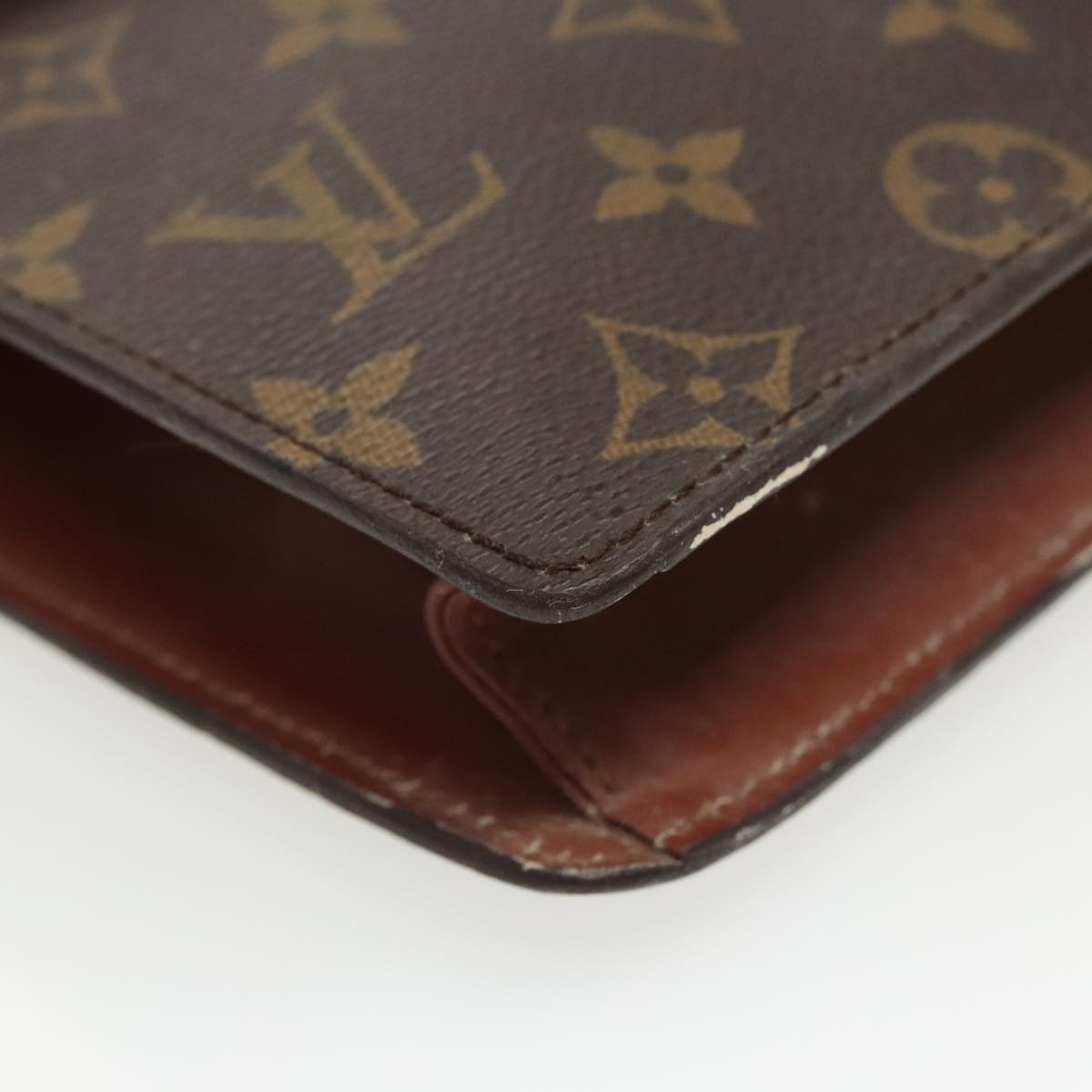 LOUIS VUITTON Monogram Ranelag Clutch Bag M51782 LV Auth 97245