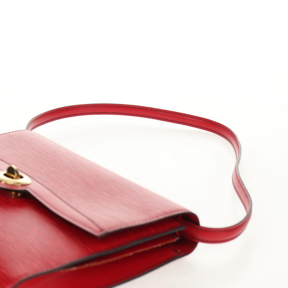 LOUIS VUITTON Epi Pochette Arche Shoulder Bag Red M52577 LV Auth 97269