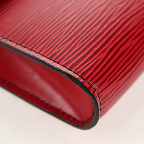 LOUIS VUITTON Epi Pochette Arche Shoulder Bag Red M52577 LV Auth 97269