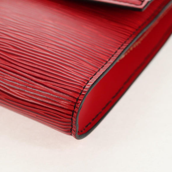 LOUIS VUITTON Epi Pochette Arche Shoulder Bag Red M52577 LV Auth 97269