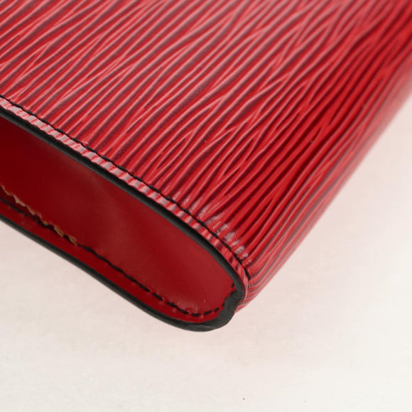 LOUIS VUITTON Epi Pochette Arche Shoulder Bag Red M52577 LV Auth 97269