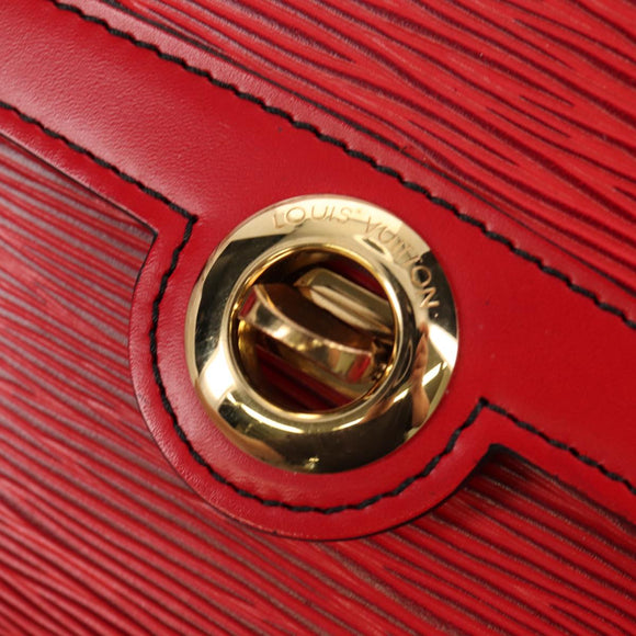 LOUIS VUITTON Epi Pochette Arche Shoulder Bag Red M52577 LV Auth 97269