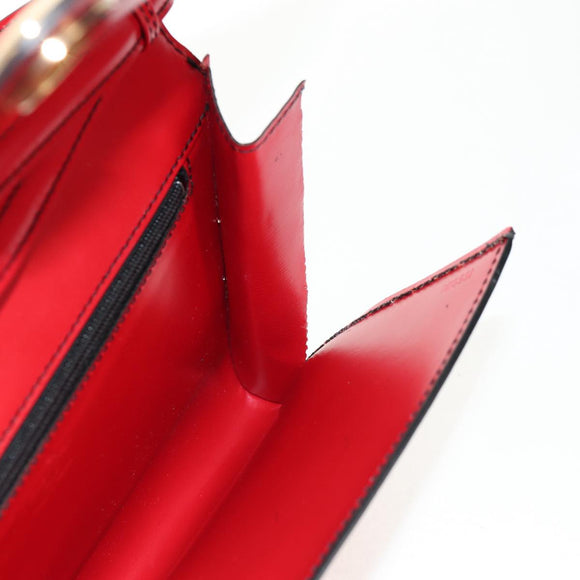 LOUIS VUITTON Epi Pochette Arche Shoulder Bag Red M52577 LV Auth 97269