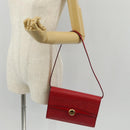 LOUIS VUITTON Epi Pochette Arche Shoulder Bag Red M52577 LV Auth 97269-25