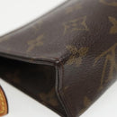 LOUIS VUITTON Monogram Poche Toilette 15 Pouch M47546 LV Auth 97273-16