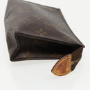 LOUIS VUITTON Monogram Poche Toilette 15 Pouch M47546 LV Auth 97273-3