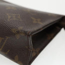 LOUIS VUITTON Monogram Poche Toilette 15 Pouch M47546 LV Auth 97273-7