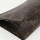 LOUIS VUITTON Monogram Poche Toilette 15 Pouch M47546 LV Auth 97273-14