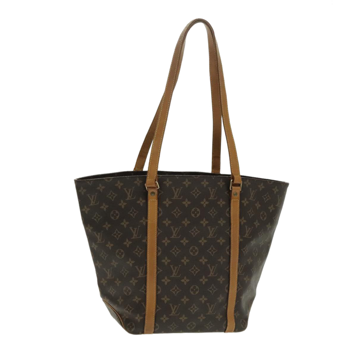 LOUIS VUITTON Monogram Sac Shopping Tote Bag M51108 LV Auth 97290