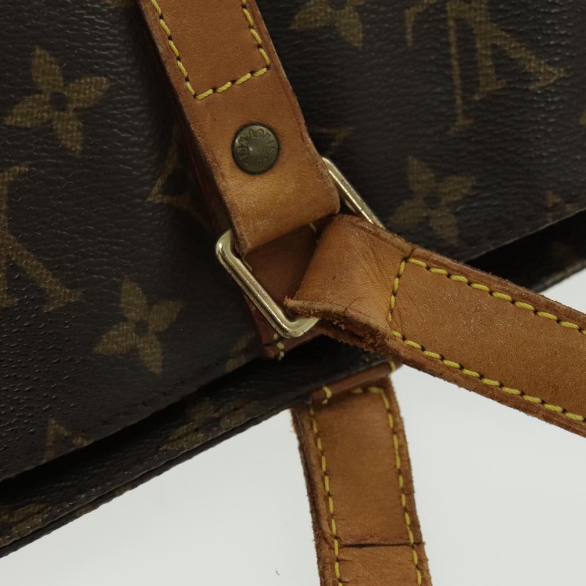 LOUIS VUITTON Monogram Sac Shopping Tote Bag M51108 LV Auth 97290