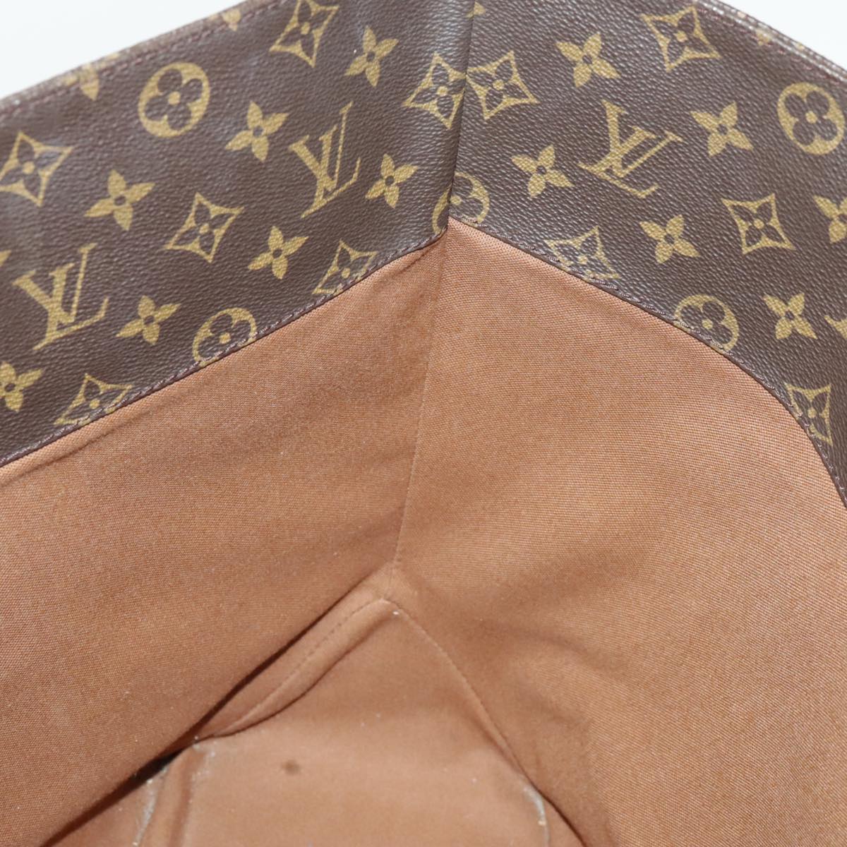 LOUIS VUITTON Monogram Sac Shopping Tote Bag M51108 LV Auth 97290