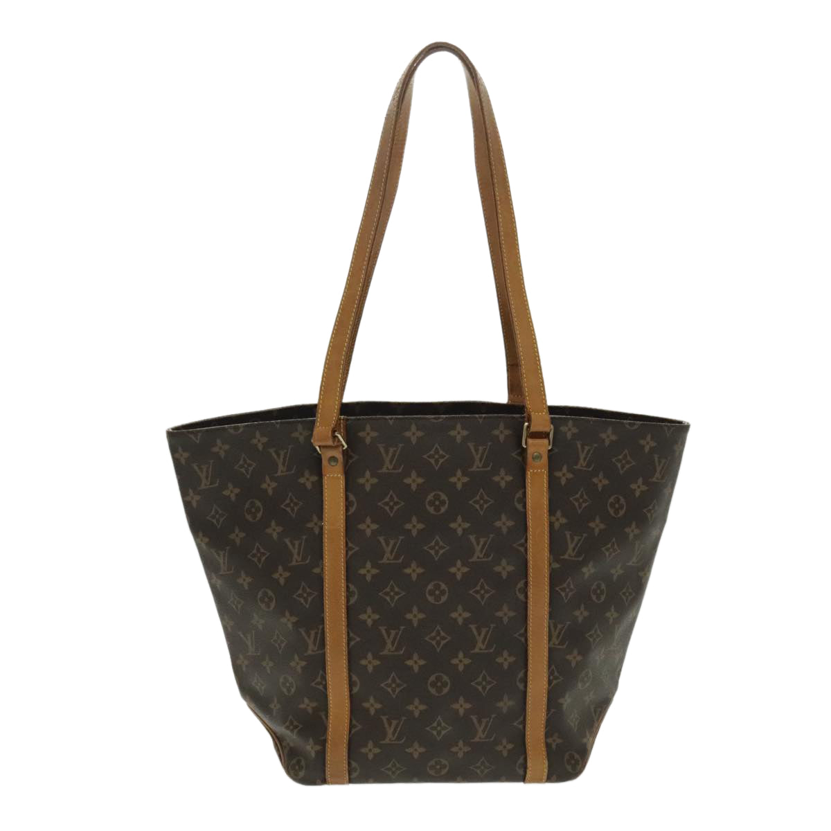 LOUIS VUITTON Monogram Sac Shopping Tote Bag M51108 LV Auth 97290