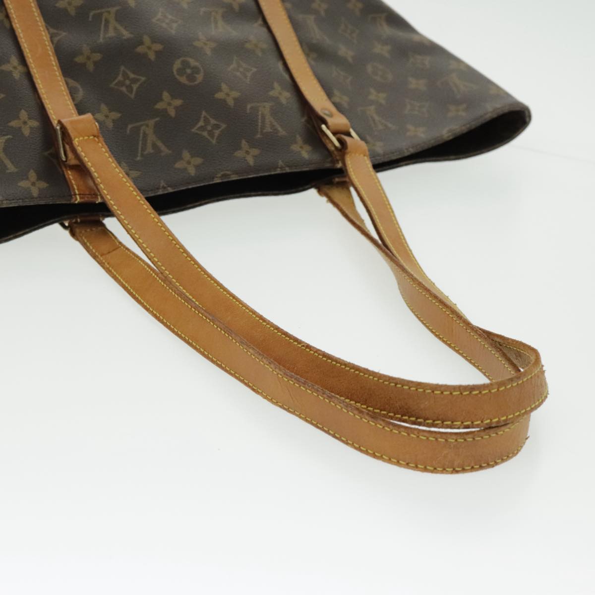 LOUIS VUITTON Monogram Sac Shopping Tote Bag M51108 LV Auth 97290