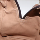 GUCCI GG Supreme Web Sherry Line Boston Bag PVC 2way Beige Gold Auth 97302-23