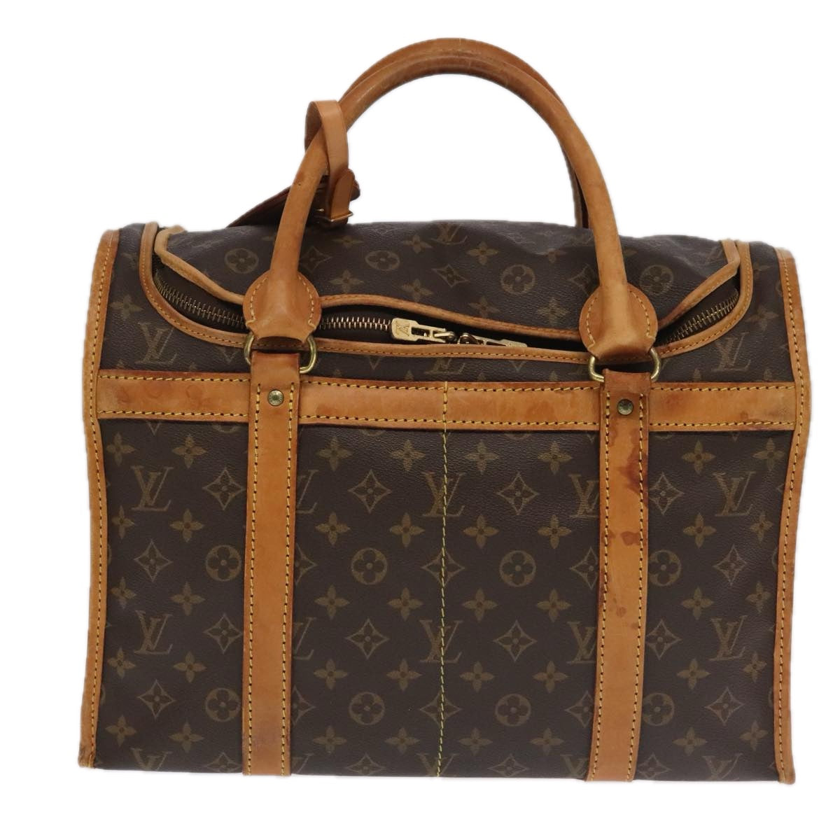 LOUIS VUITTON Monogram Sac Shan 50 Pet Carry M42021 LV Auth 97304