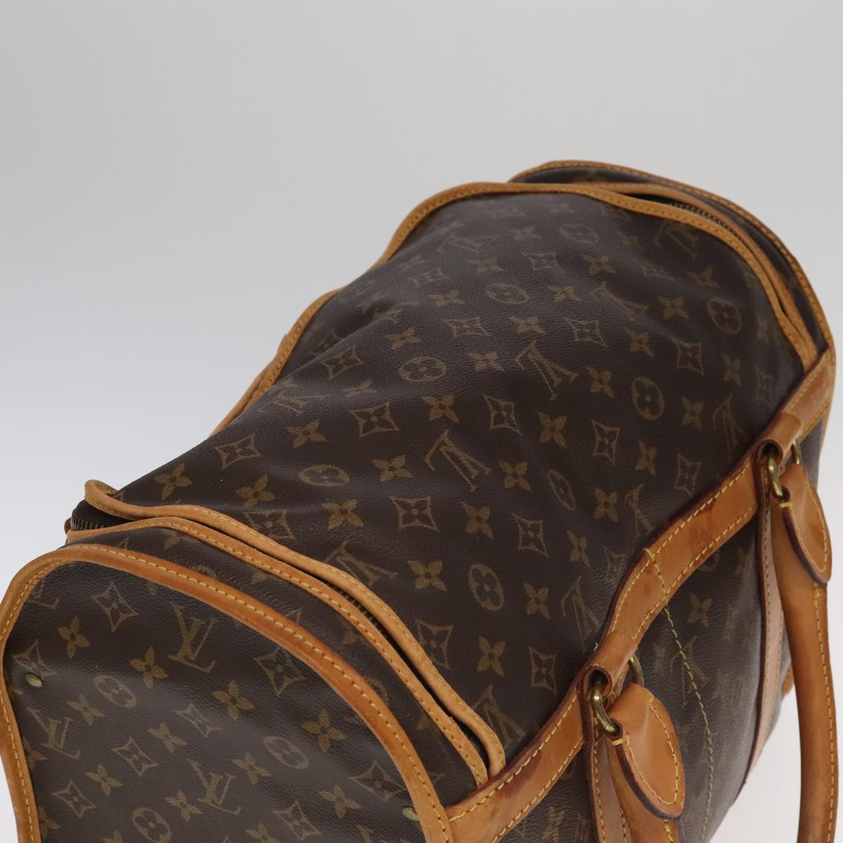 LOUIS VUITTON Monogram Sac Shan 50 Pet Carry M42021 LV Auth 97304