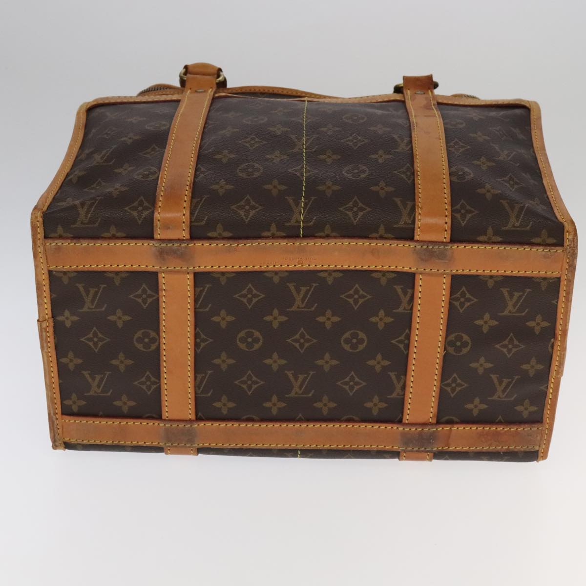 LOUIS VUITTON Monogram Sac Shan 50 Pet Carry M42021 LV Auth 97304