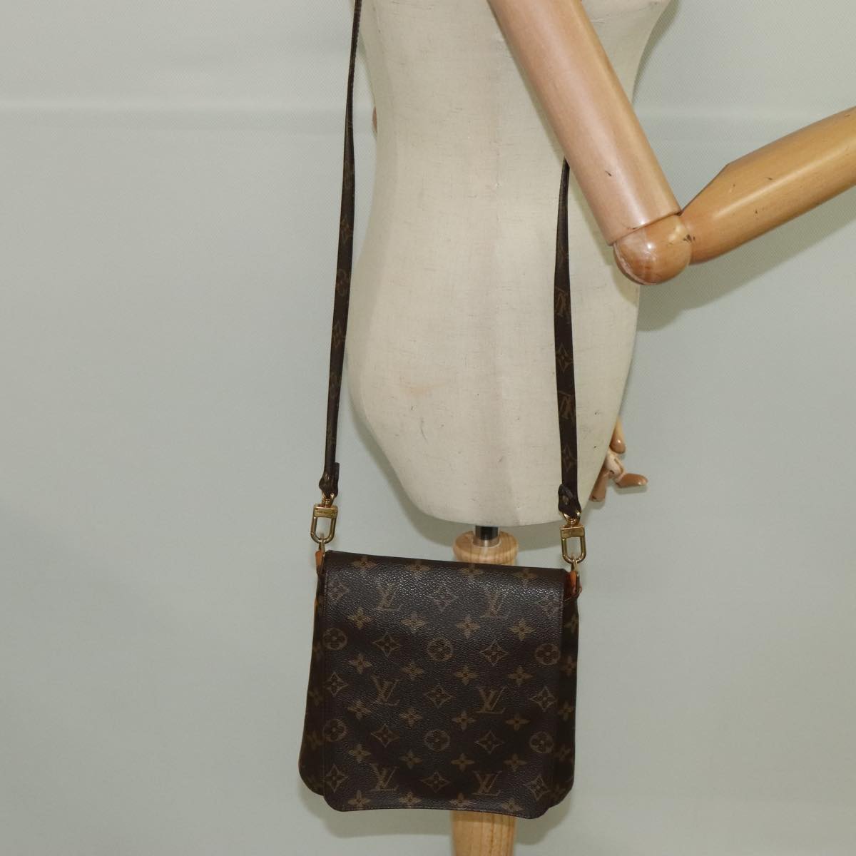 LOUIS VUITTON Monogram Musette Salsa Long Shoulder Bag M51387 LV Auth 97310