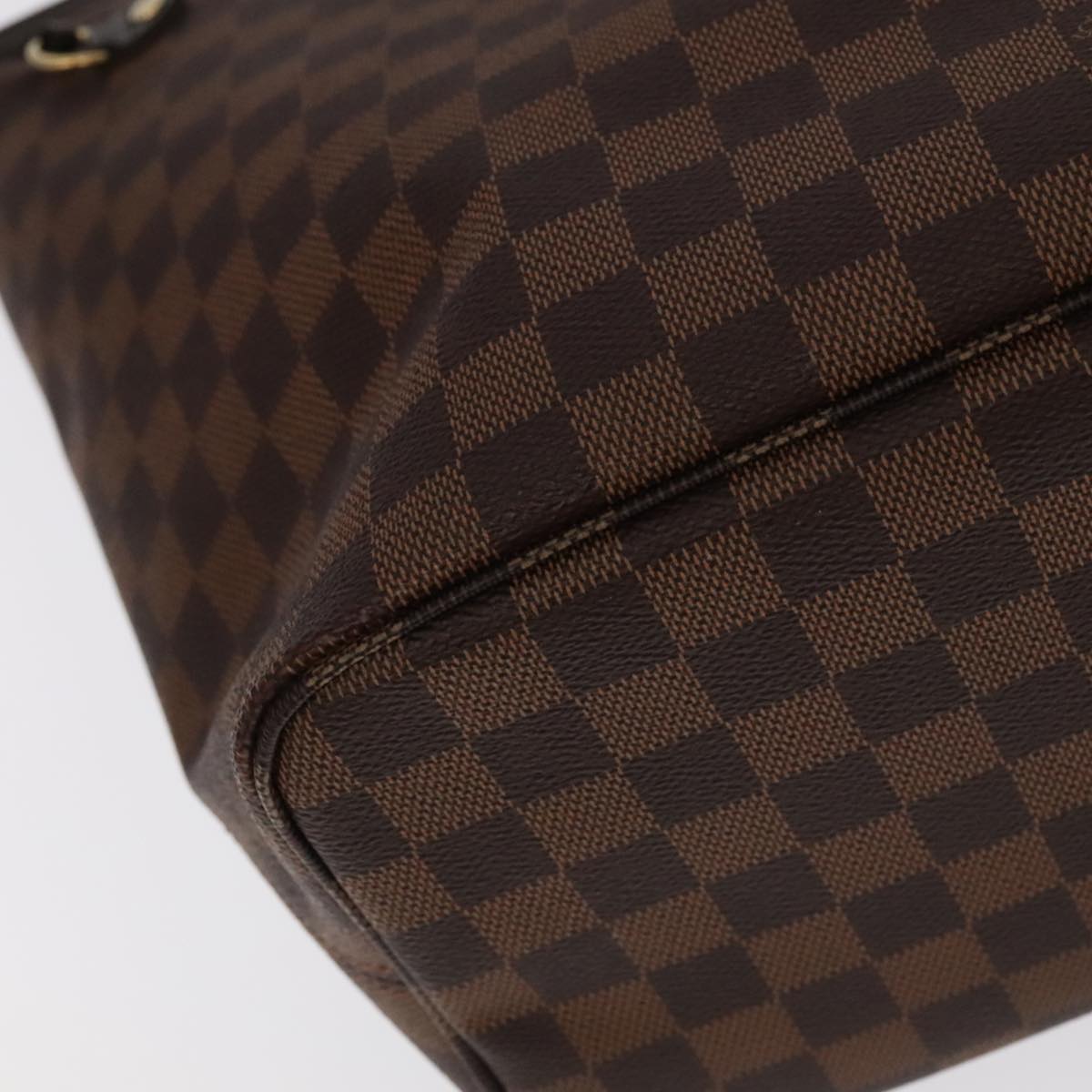 LOUIS VUITTON Damier Ebene Neverfull MM Tote Bag N51105 LV Auth 97314A