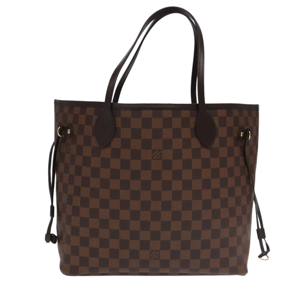 LOUIS VUITTON Damier Ebene Neverfull MM Tote Bag N51105 LV Auth 97314A - 0