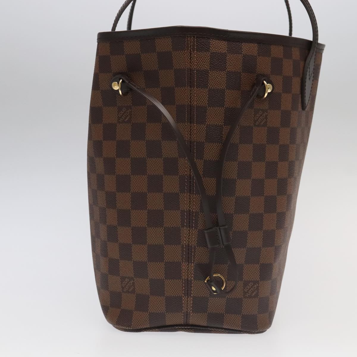 LOUIS VUITTON Damier Ebene Neverfull MM Tote Bag N51105 LV Auth 97314A