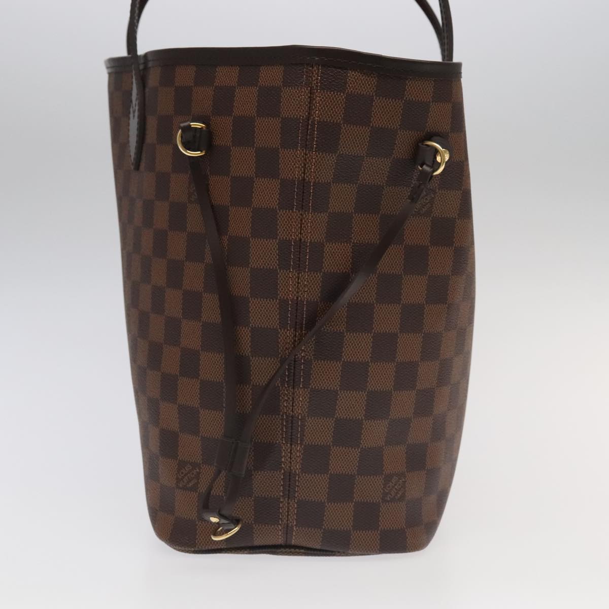 LOUIS VUITTON Damier Ebene Neverfull MM Tote Bag N51105 LV Auth 97314A