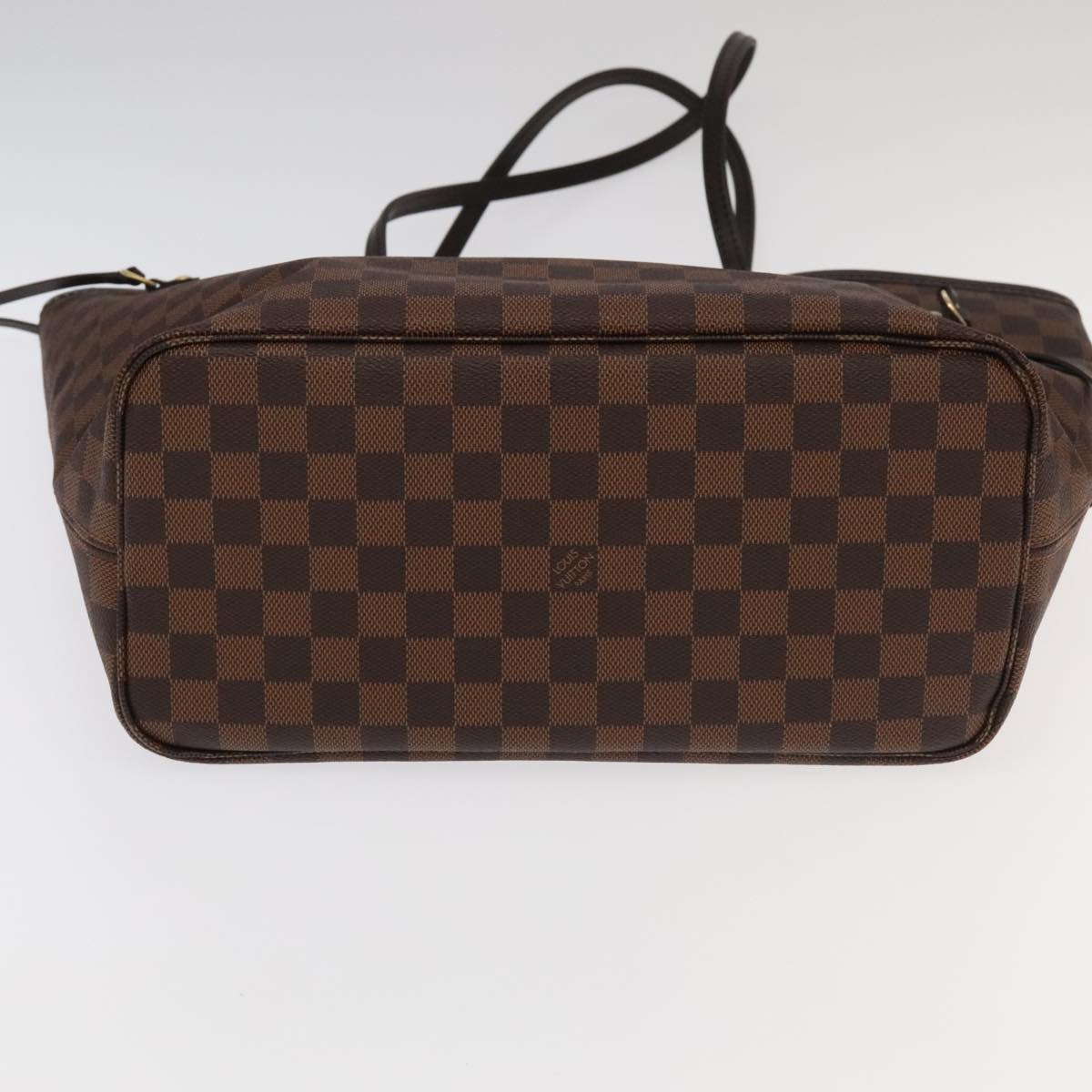 LOUIS VUITTON Damier Ebene Neverfull MM Tote Bag N51105 LV Auth 97314A