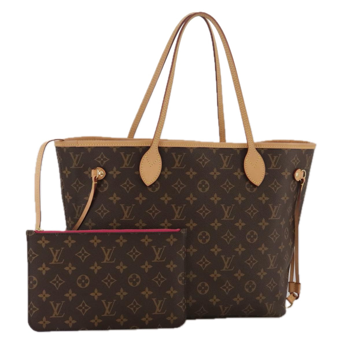 LOUIS VUITTON Monogram Neverfull MM Tote Bag M40156 LV Auth 97315