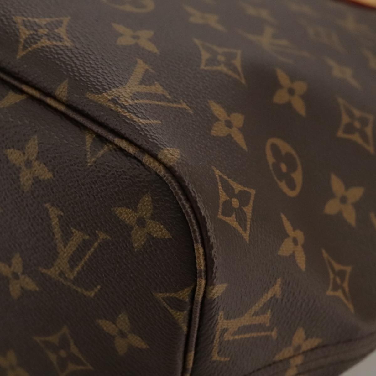 LOUIS VUITTON Monogram Neverfull MM Tote Bag M40156 LV Auth 97315