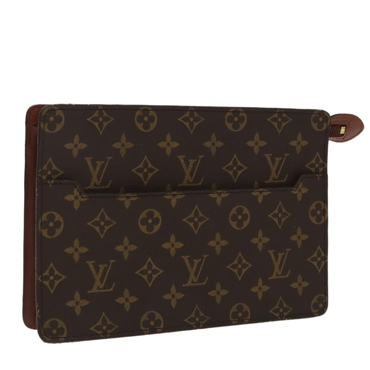 LOUIS VUITTON Monogram Pochette Homme Clutch Bag M51795 LV Auth 97348