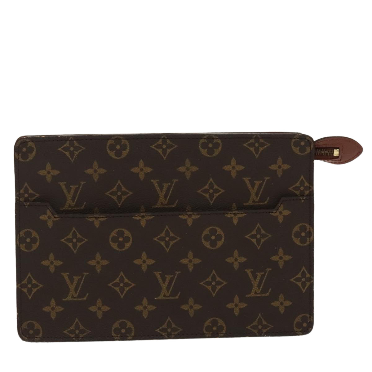 LOUIS VUITTON Monogram Pochette Homme Clutch Bag M51795 LV Auth 97348