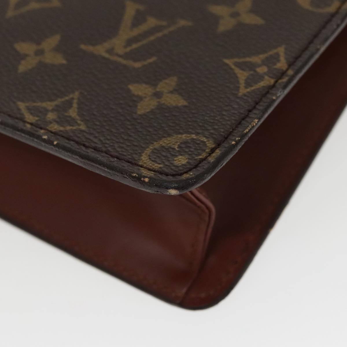 LOUIS VUITTON Monogram Pochette Homme Clutch Bag M51795 LV Auth 97348