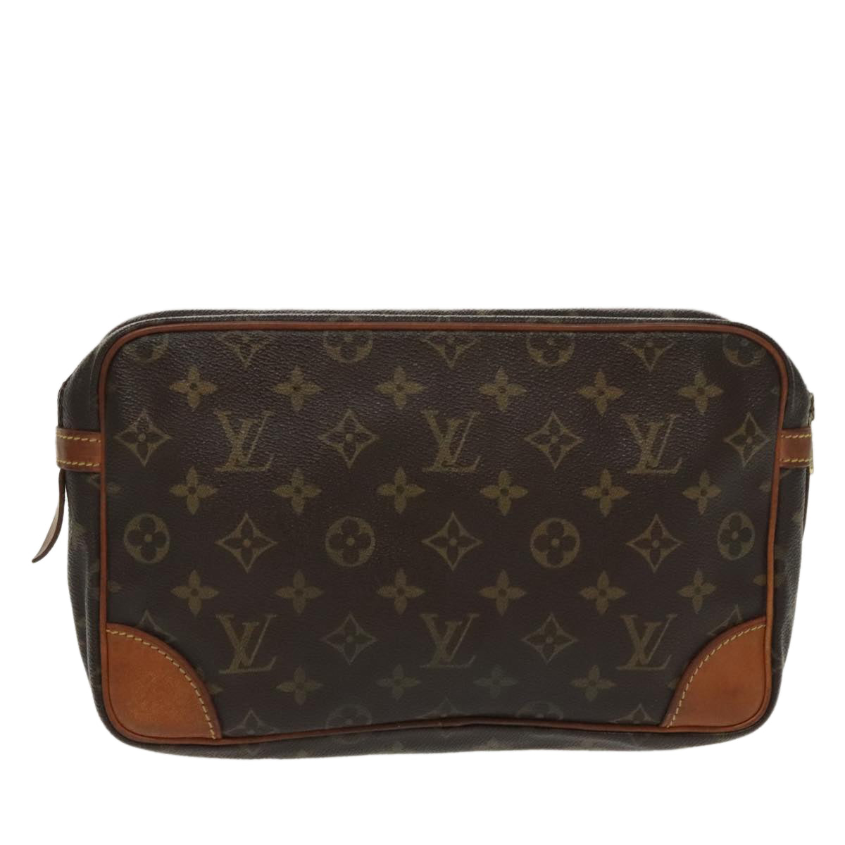 LOUIS VUITTON Monogram Compiegne 28 Clutch Bag M51845 LV Auth 97349 - 0