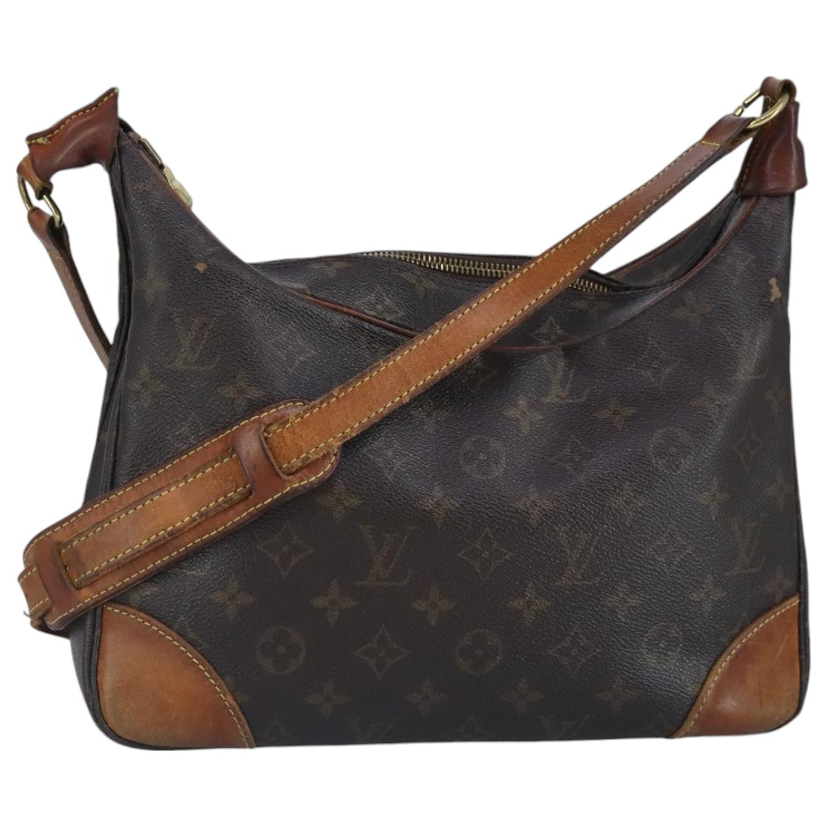 LOUIS VUITTON Monogram Boulogne 30 Shoulder Bag M51265 LV Auth 97353