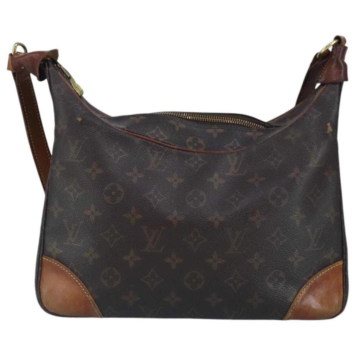 LOUIS VUITTON Monogram Boulogne 30 Shoulder Bag M51265 LV Auth 97353