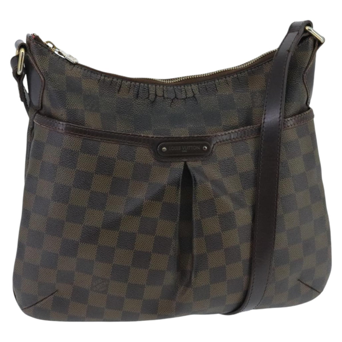 LOUIS VUITTON Damier Ebene Bloomsbury PM Shoulder Bag N42251 LV Auth 97357