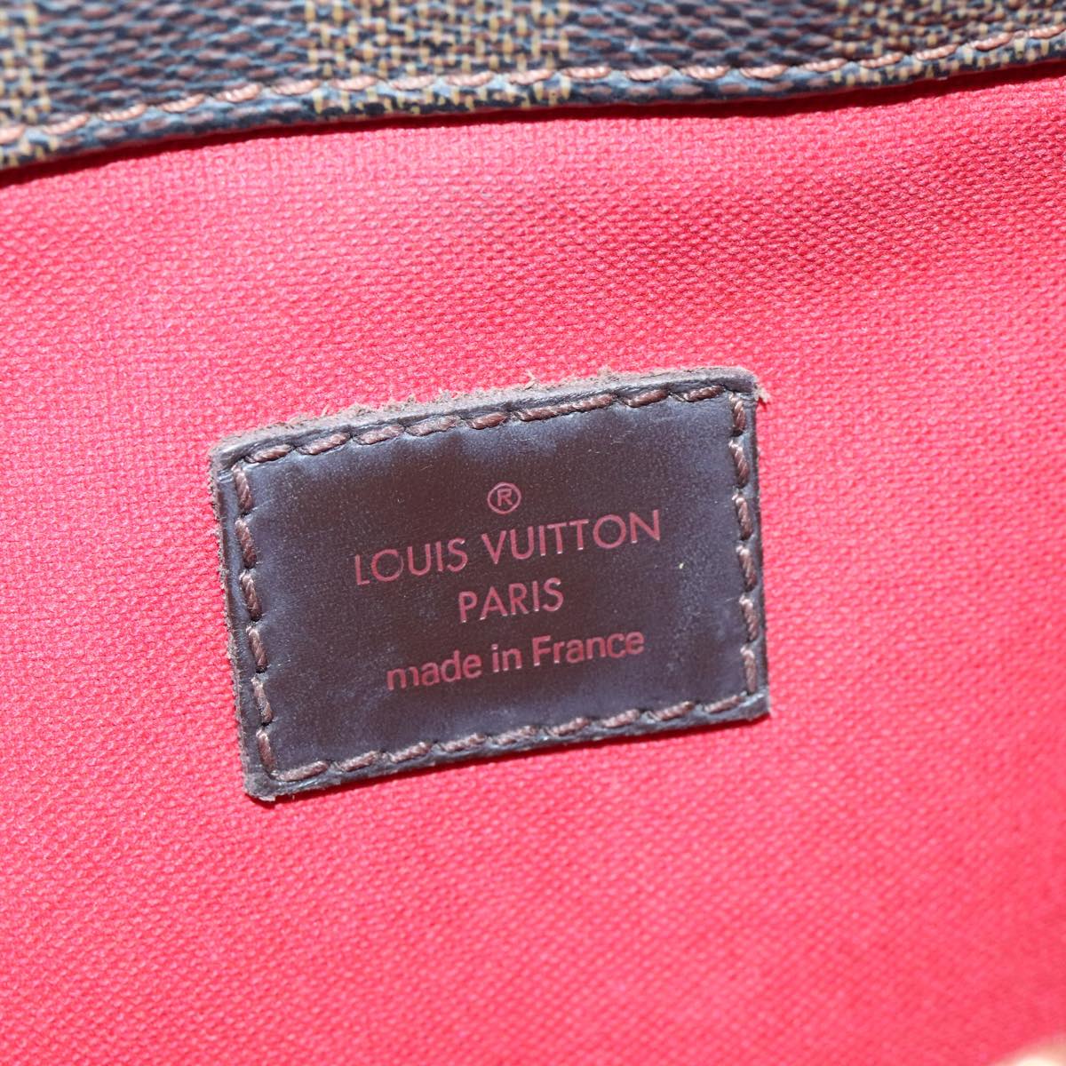 LOUIS VUITTON Damier Ebene Bloomsbury PM Shoulder Bag N42251 LV Auth 97357