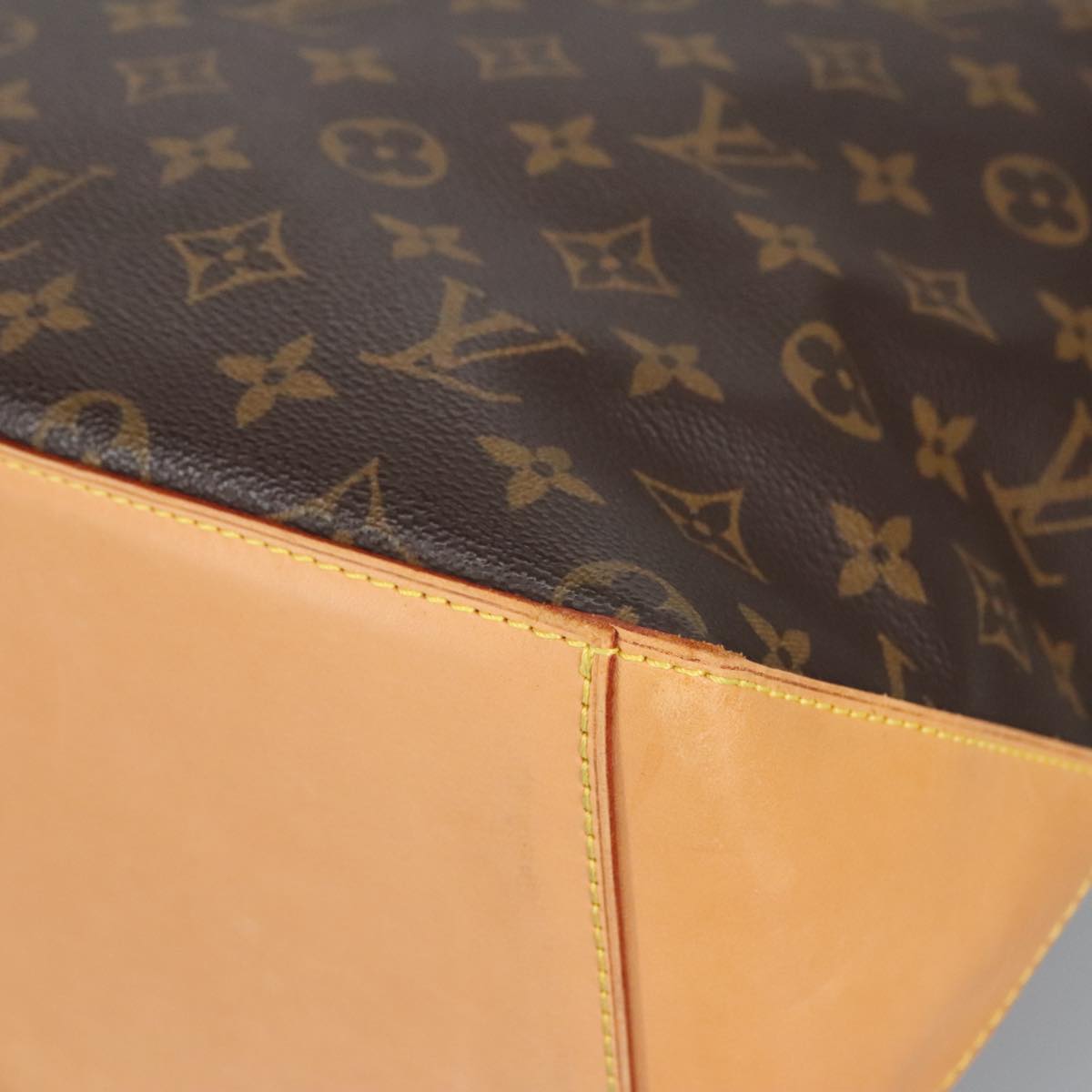 LOUIS VUITTON Monogram Cabas Mezzo Tote Bag M51151 LV Auth 97368