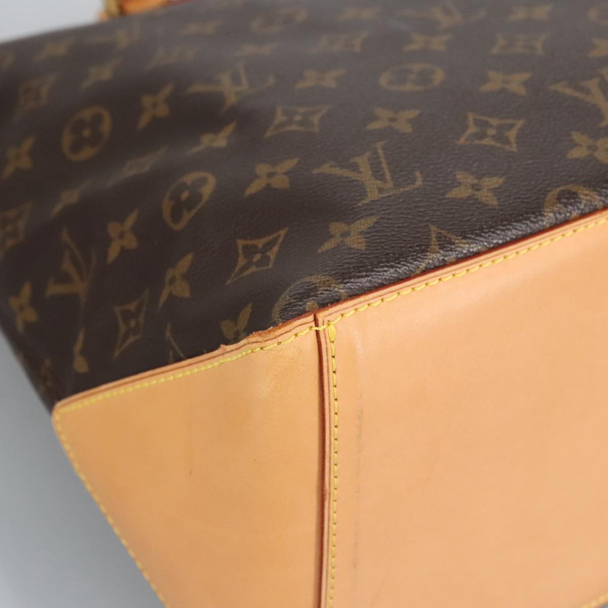 LOUIS VUITTON Monogram Cabas Mezzo Tote Bag M51151 LV Auth 97368