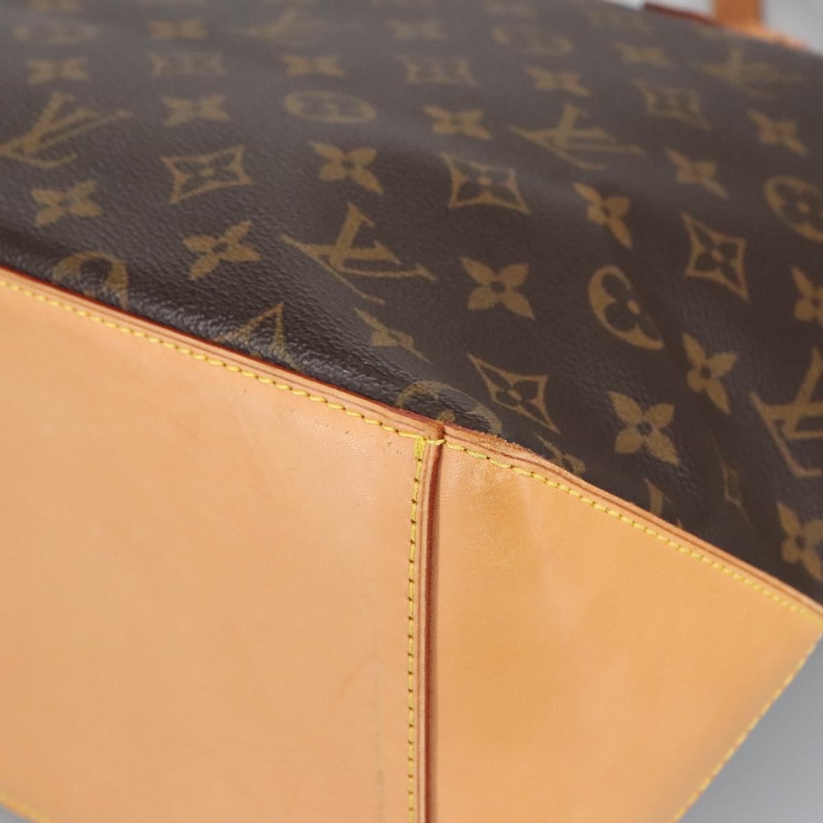 LOUIS VUITTON Monogram Cabas Mezzo Tote Bag M51151 LV Auth 97368