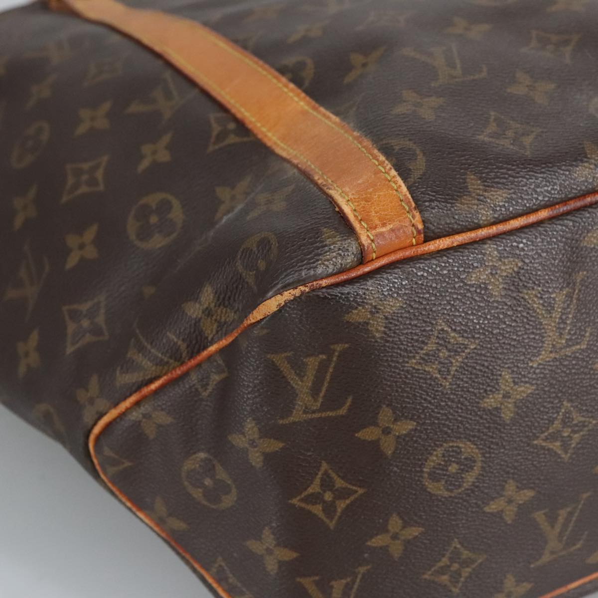 LOUIS VUITTON Monogram Sac Shopping Tote Bag M51108 LV Auth 97371