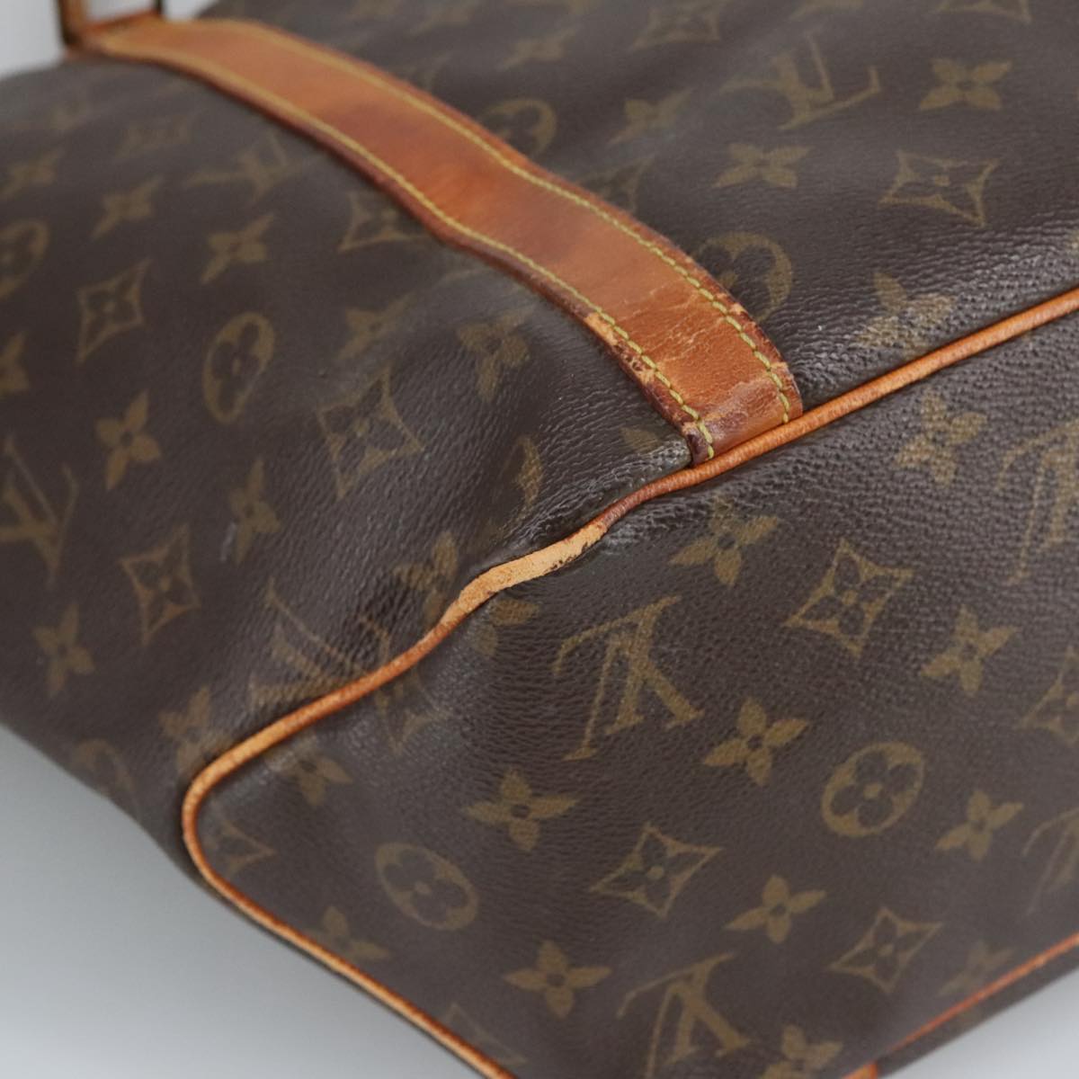 LOUIS VUITTON Monogram Sac Shopping Tote Bag M51108 LV Auth 97371