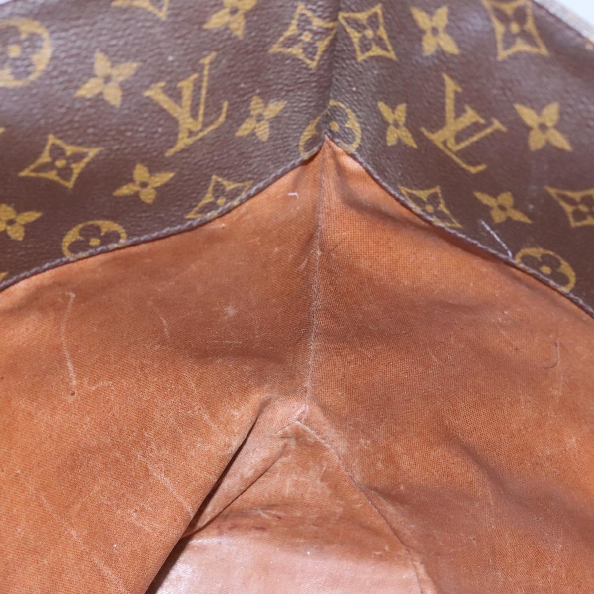 LOUIS VUITTON Monogram Sac Shopping Tote Bag M51108 LV Auth 97371